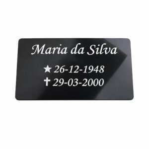 Placa em ACM